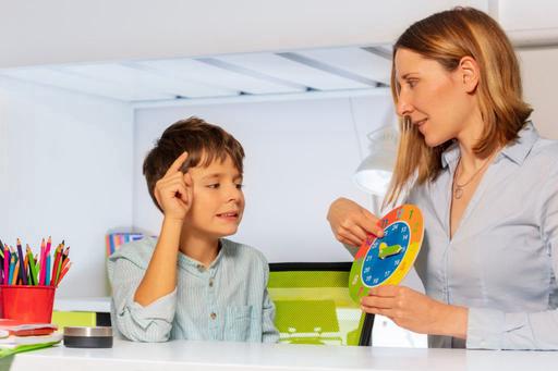 child learning with adult