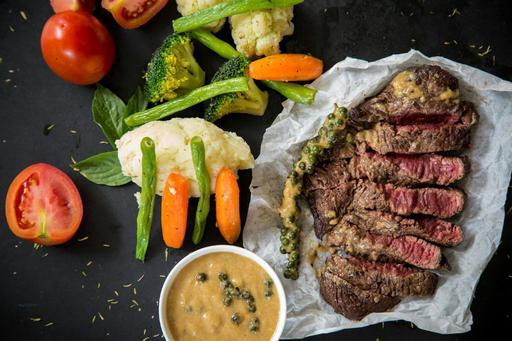 protein foods on a plate